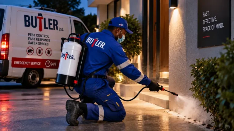 Emergency pest control call-out by Butler Ltd