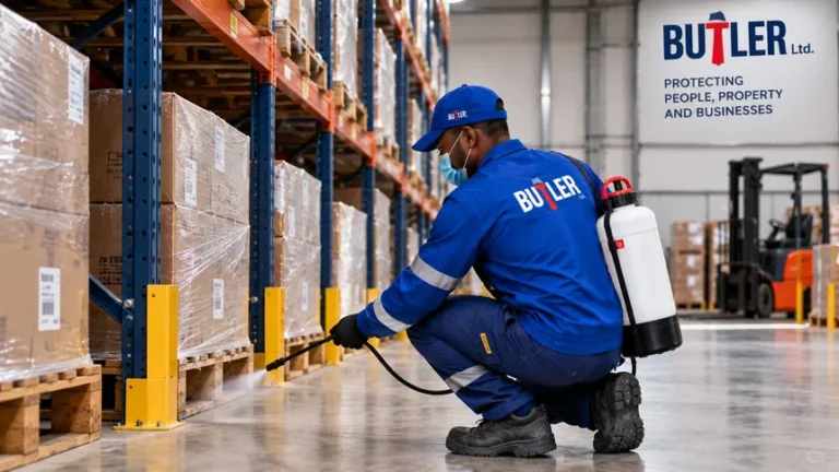 Industrial pest management service by Butler Ltd